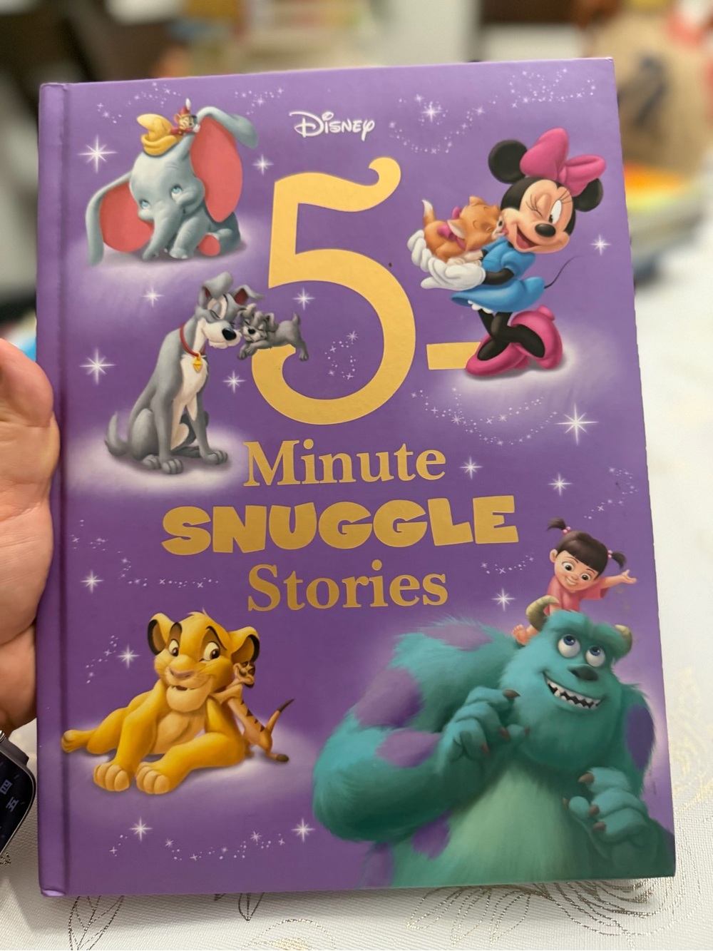 Disney 5-Minute Snuggle Stories Hardcover Book - Lion King Toy Story Monsters In